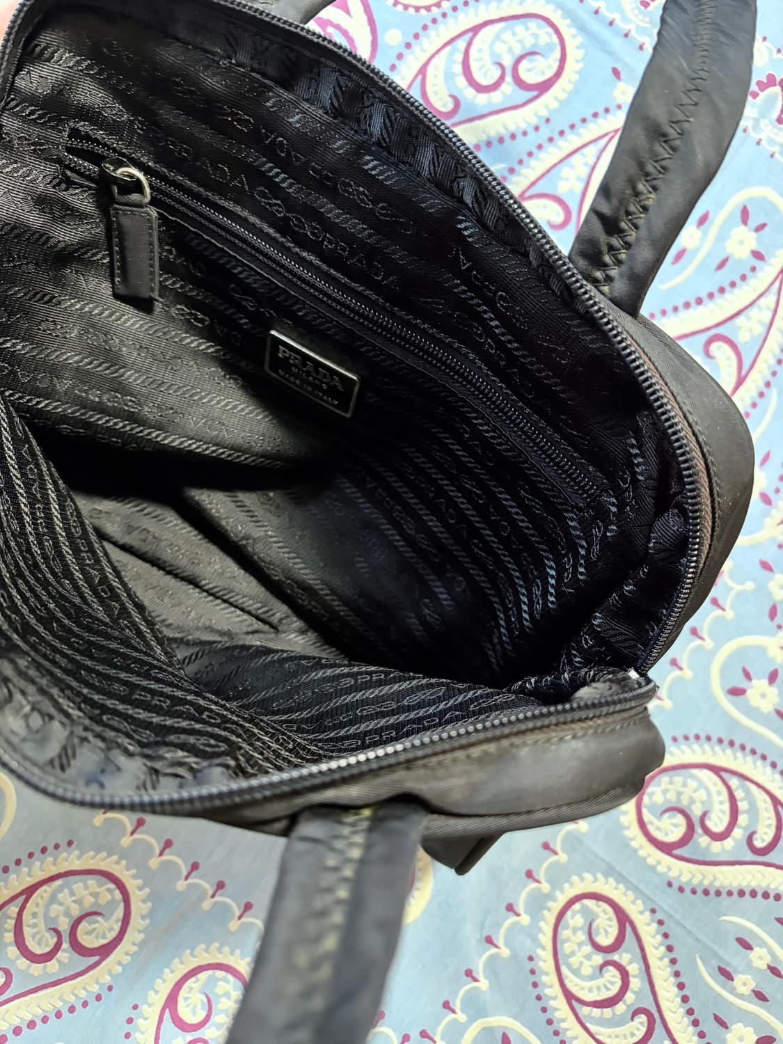 00s PRADA Tessuto mini tote 프라다 테수토 백 상품이미지4