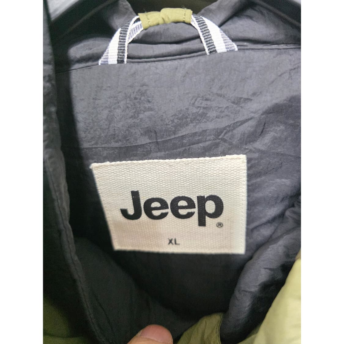 택포_ 21s 지프 남성 후드 바람막이 XL 카키 상품이미지2