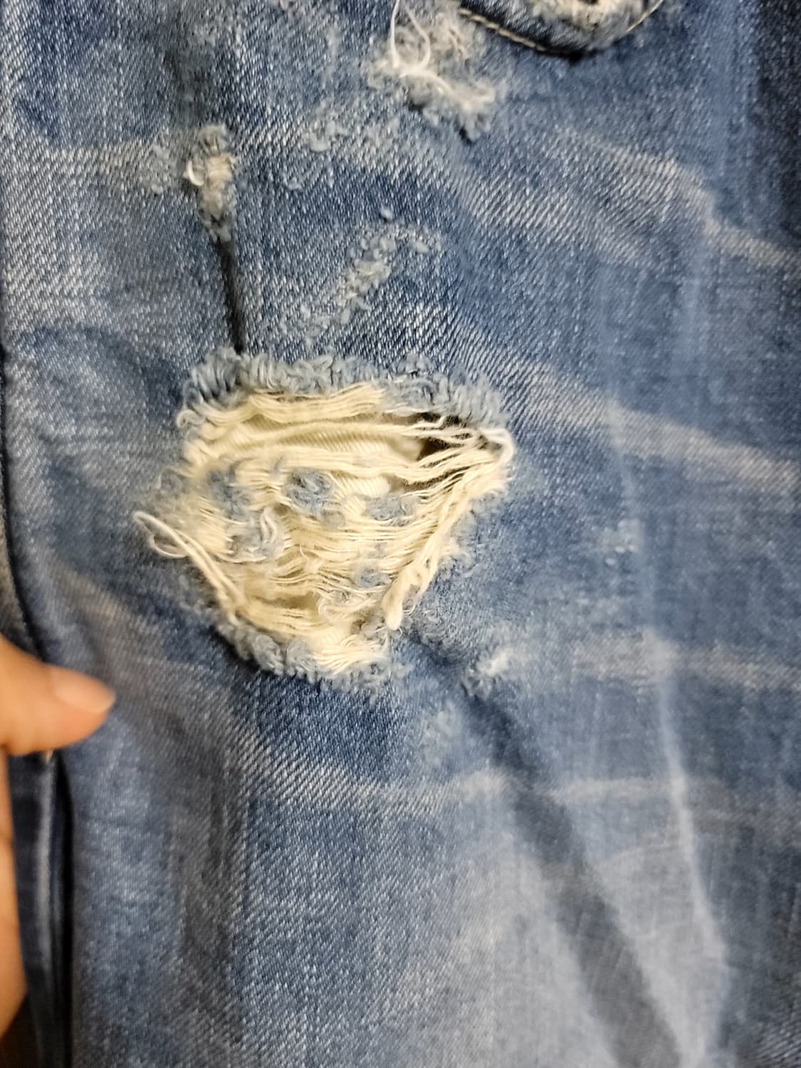 마카 marka  오가닉코튼 12oz 루즈 스트레이트핏 데님 3사이즈 상품이미지3