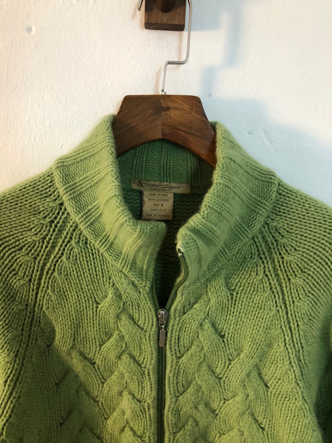 빈티지 케이블 니트 집 상품이미지7