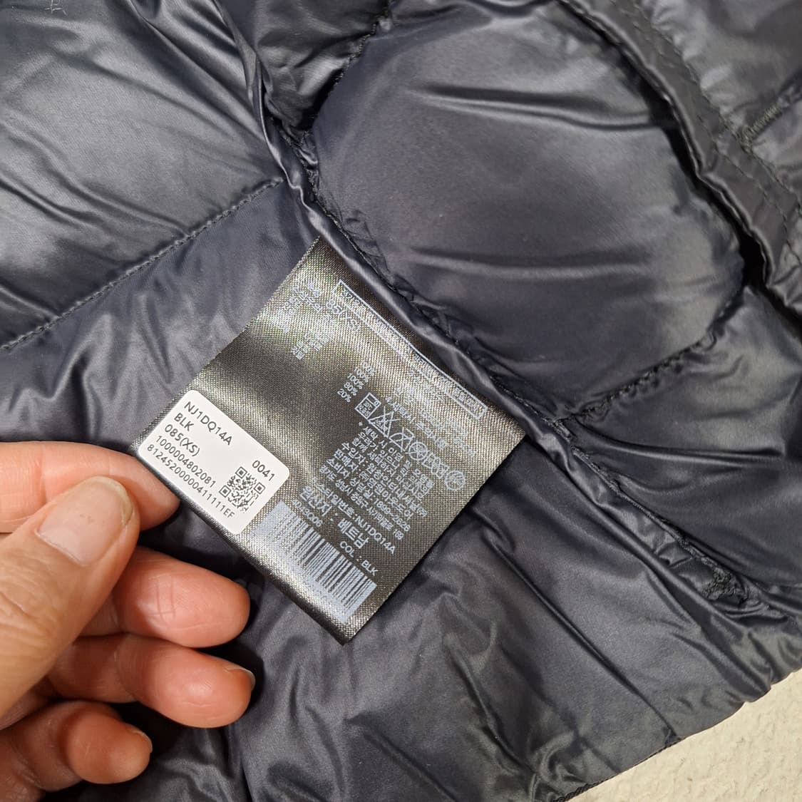 노스페이스  거위털패딩XS(상태최상)세탁완료 상품이미지4