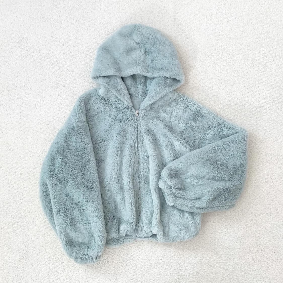 뮤트블루 아방핏 폭닥 아우터 상품이미지1