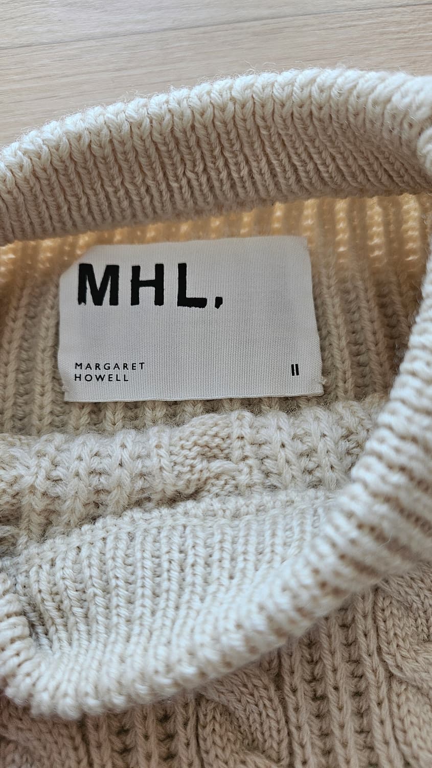 MHL 마가렛호웰 케이블 울 니트 상품이미지6