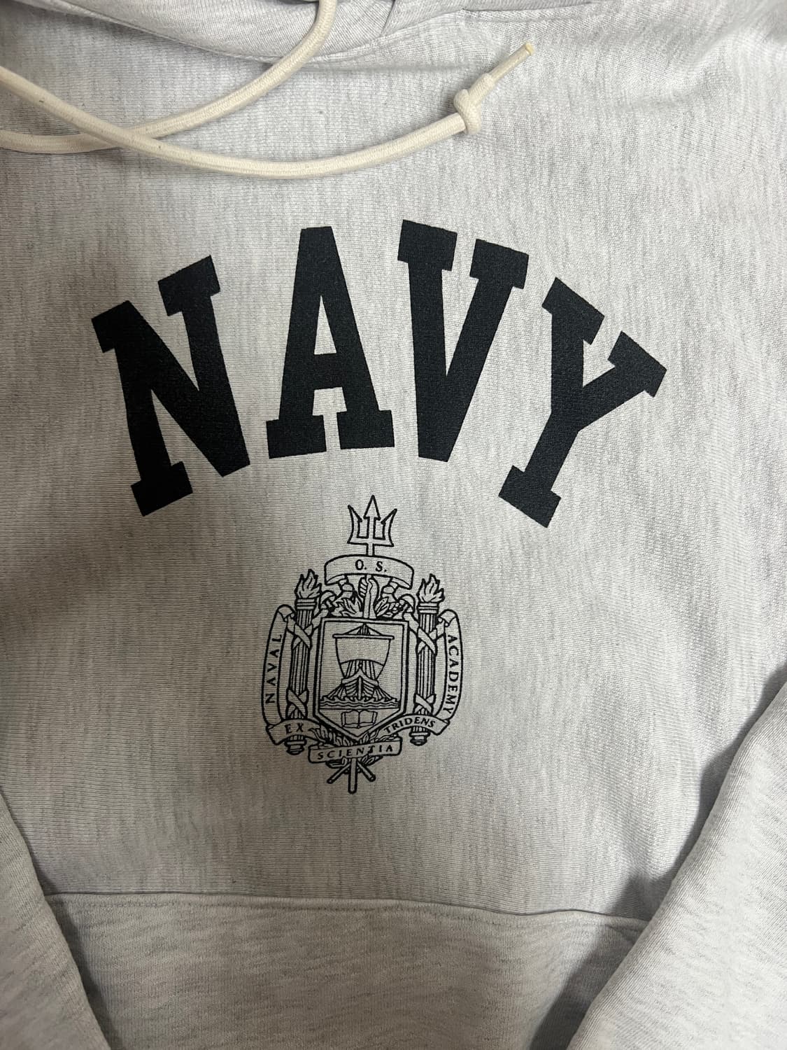 아웃스탠딩 해군 후드티(리버스 위브) M 상품이미지2