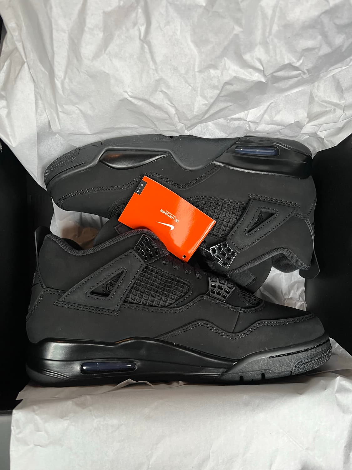 (새상품 285) 조던4 레트로 블랙캣 2025 상품이미지2