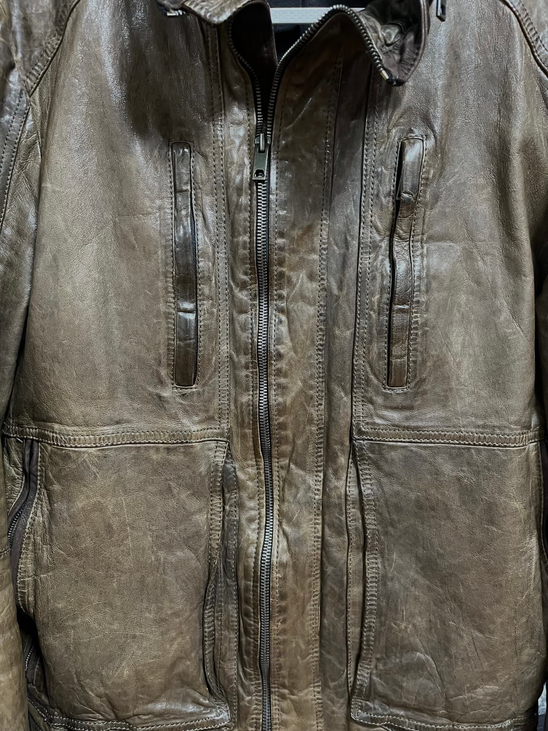 Wooyoungmi Leather jacket 상품이미지3