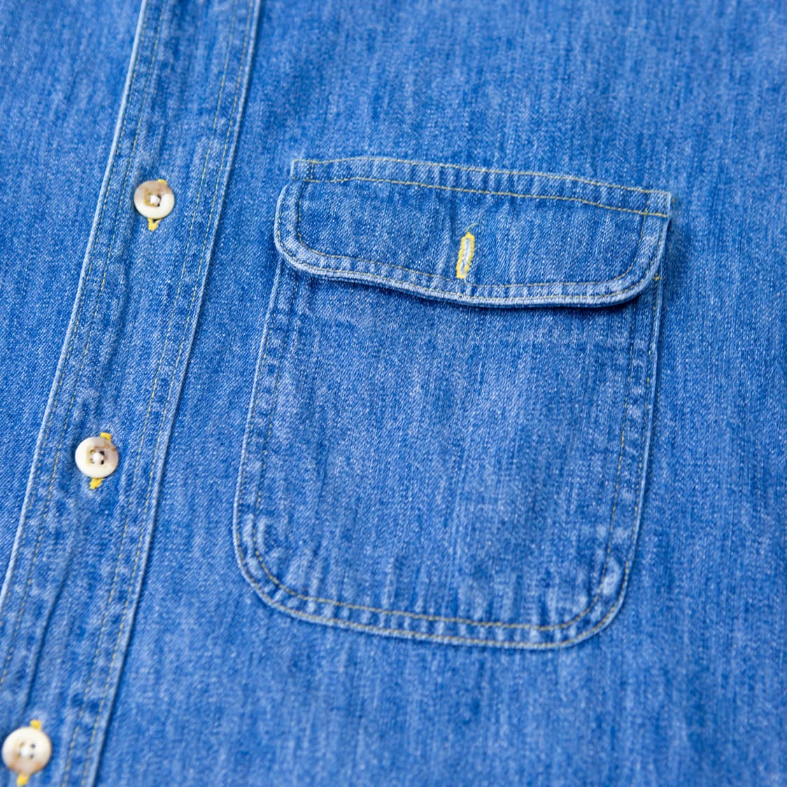 90s 엘엘빈 투포켓 데님 워크 셔츠 상품이미지6