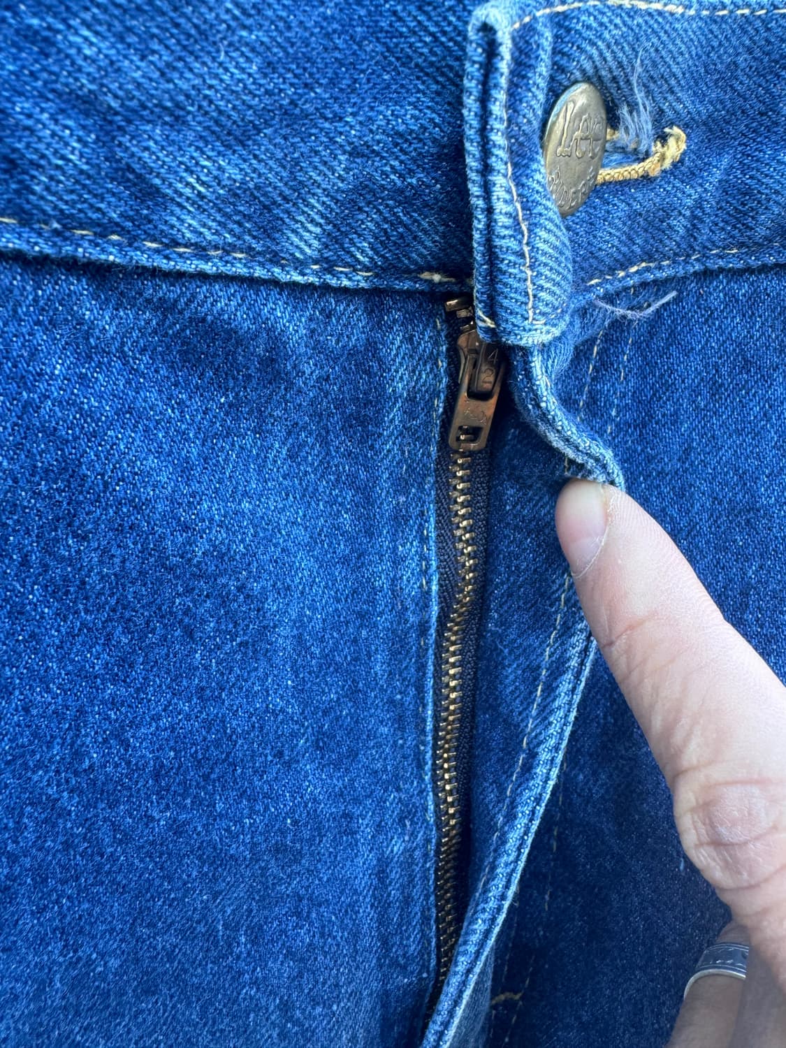 70s lee 200 talon지퍼 빈티지 워싱 웨스턴 데님 팬츠 상품이미지7