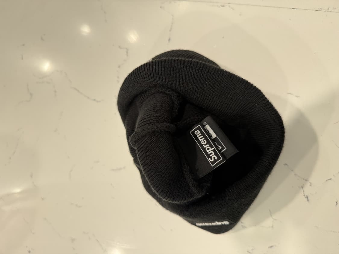슈프림 뉴에라 스와로브스키 S 로고 비니 블랙 상품이미지3