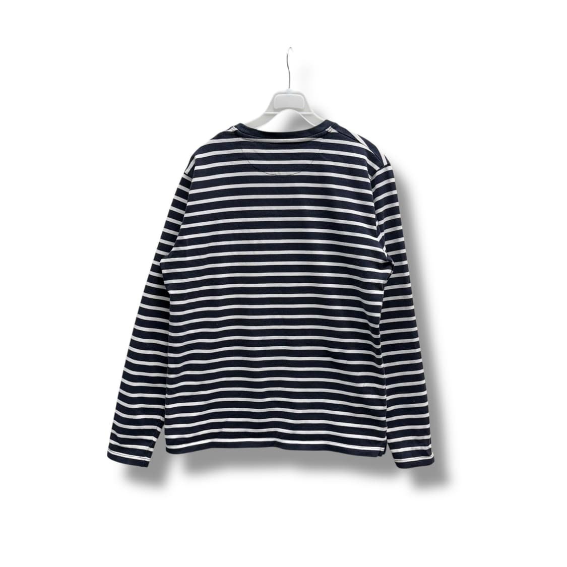 [M] 프레드페리 네이비 스트라이프 티셔츠 상품이미지4