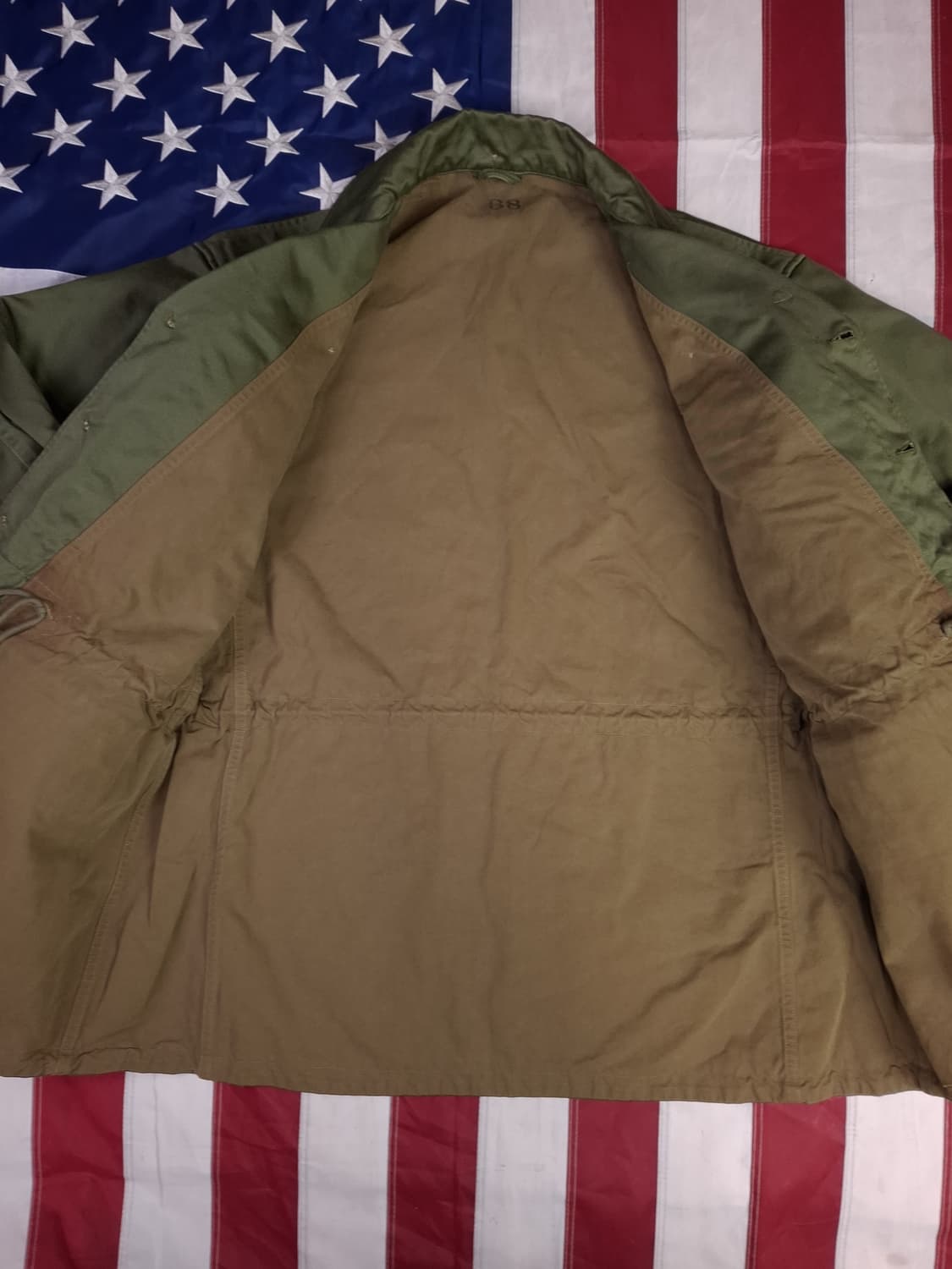 새제품 WW2 오리지날 브론슨 복각 미군 M-43 필드야상 상품이미지6