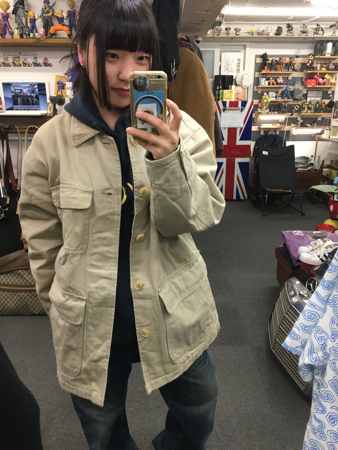 빈티지 캔버스 워크웨어 코트 상품이미지1