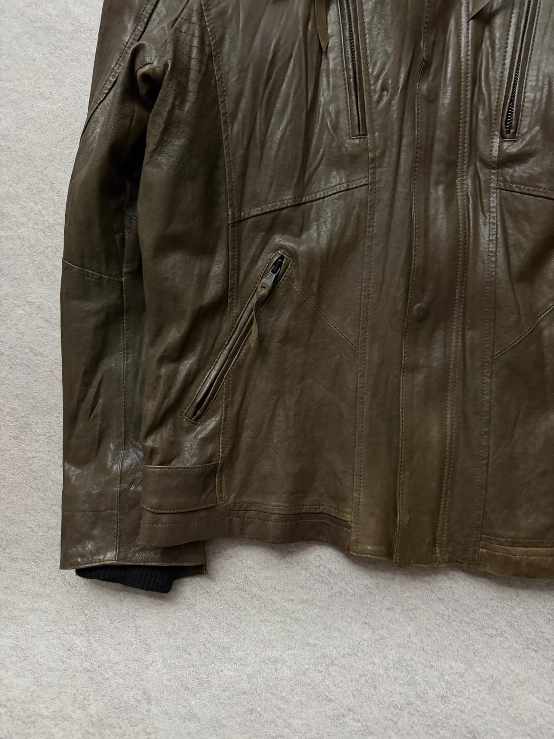 인터메조 램스킨레더자켓 상품이미지5