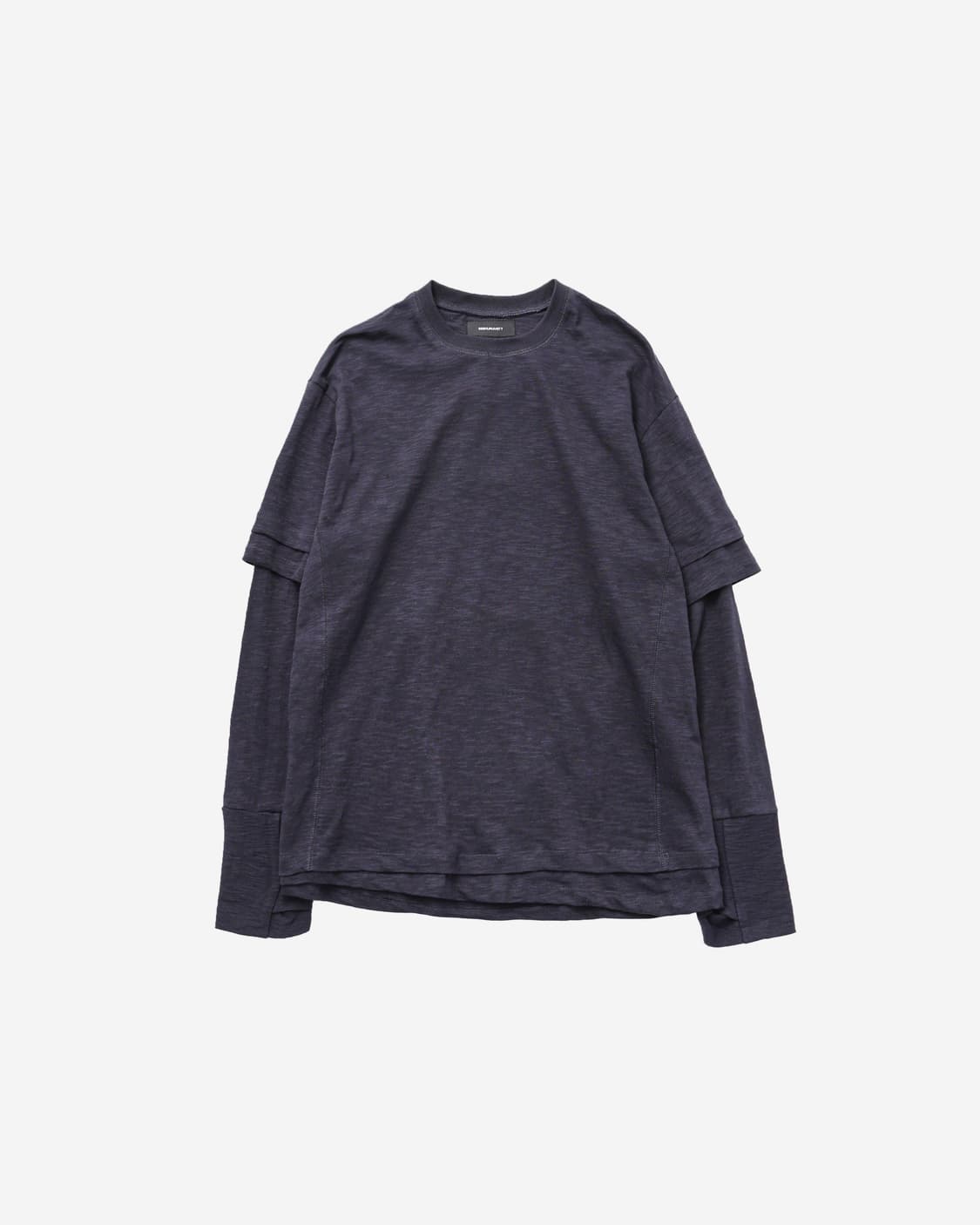 999휴머니티 DOUBLE LAYERED TEE (다크 퍼플) 상품이미지1