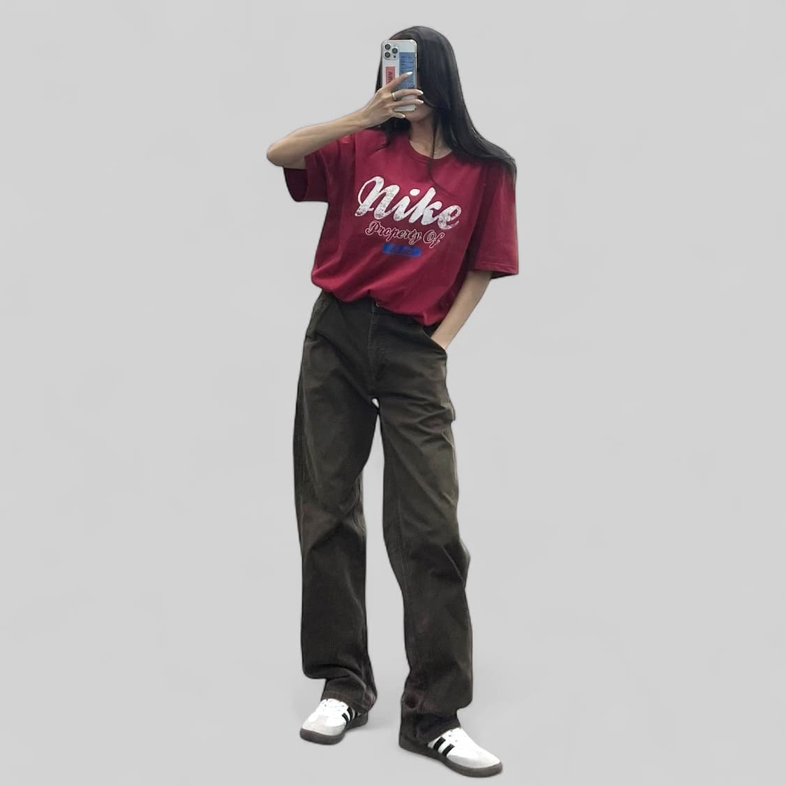 (WOMEN XL)나이키 크롭 반팔-Y289 상품이미지7