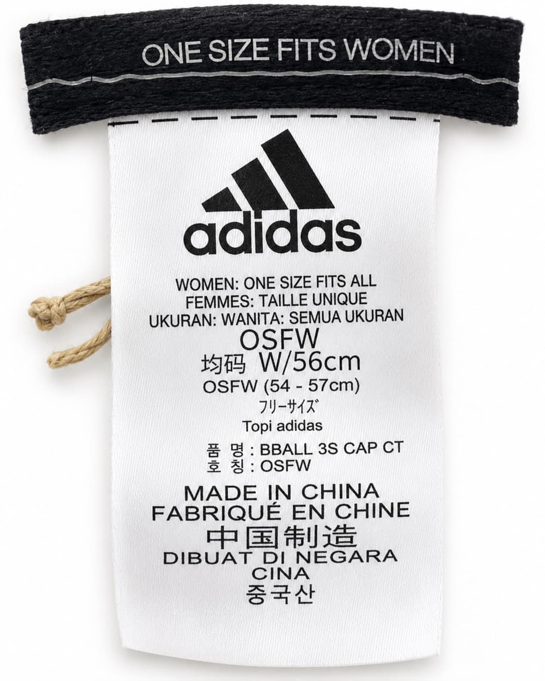 아디다스 삼선 볼캡 모자 osfw 상품이미지2