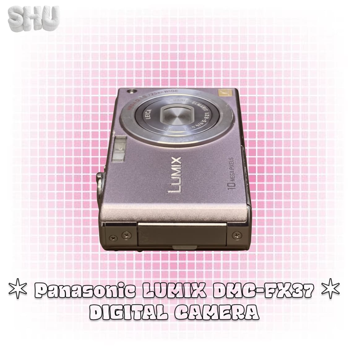 파나소닉 루믹스 DMC-FX37 빈티지 디카 디지털 카메라 핑크 상품이미지3