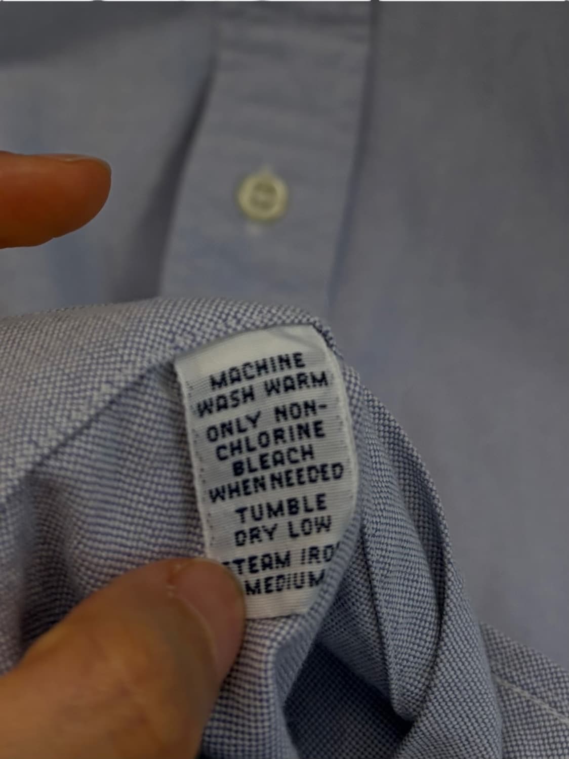 00년대 폴로 블레이크 셔츠 소라색 (M/국내110~115) 상품이미지9