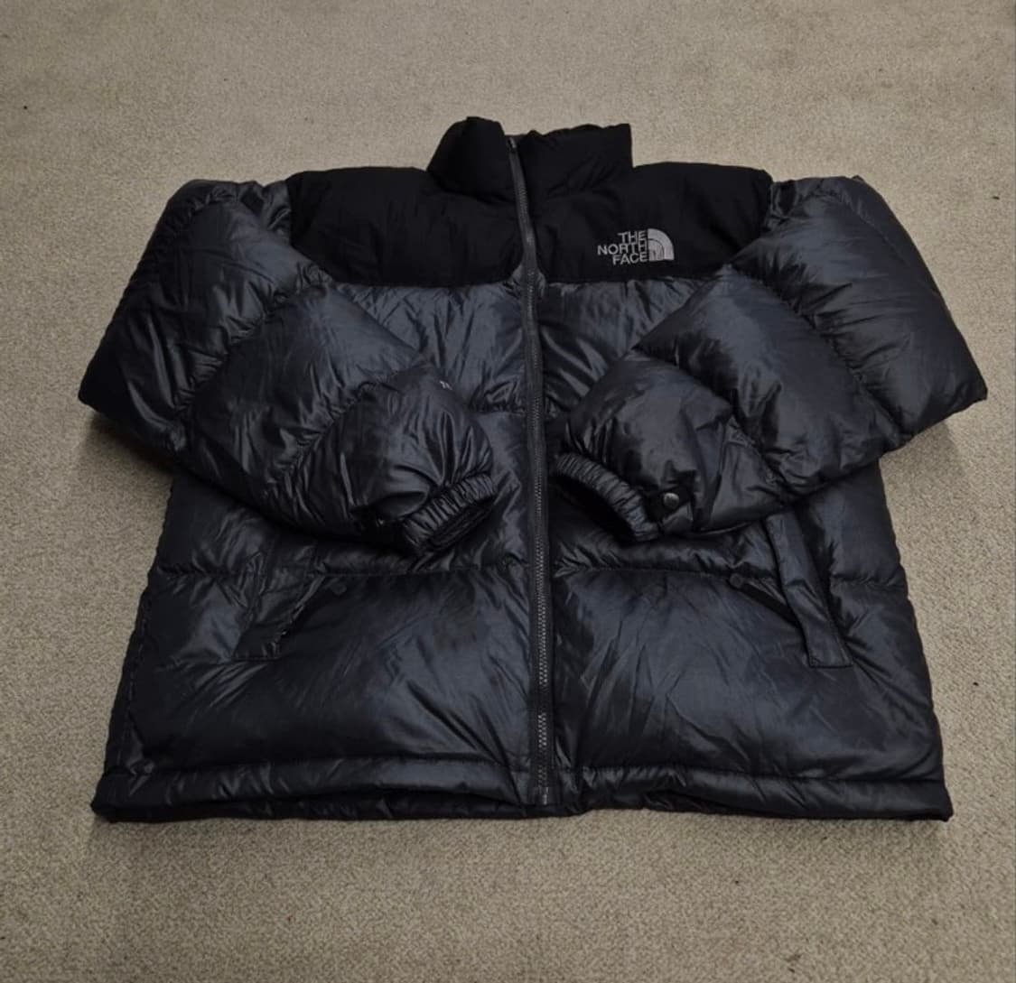 [정품/100, 블랙+그레이] 노스페이스 눕시 700 패딩 B7 상품이미지3