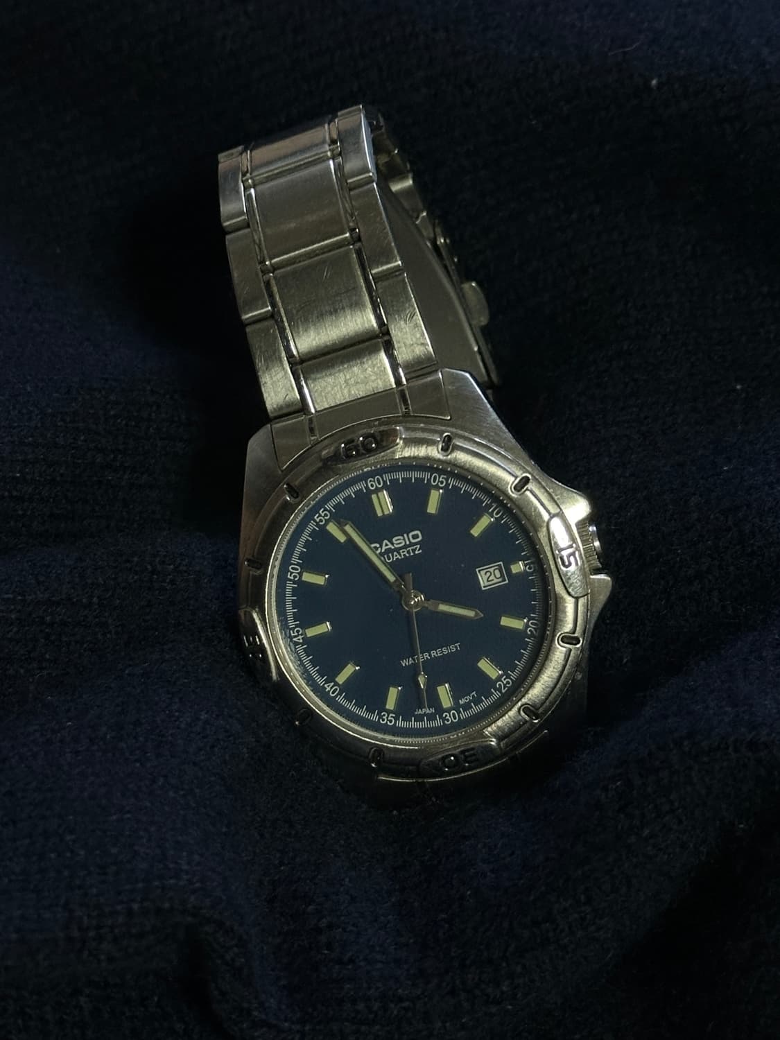 90s CASIO 카시오 MTP-1244 빈티지 쿼츠 시계 상품이미지1