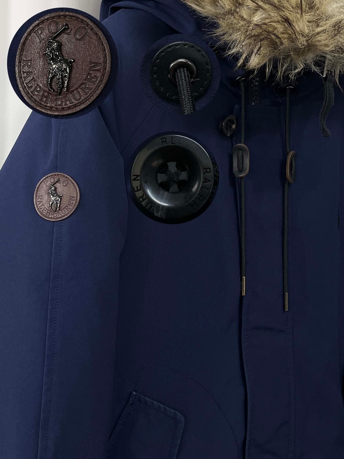 폴로 랄프로렌 n2b 맨즈 포 퍼 트림 로얄네이비 다운 자켓 상품이미지5
