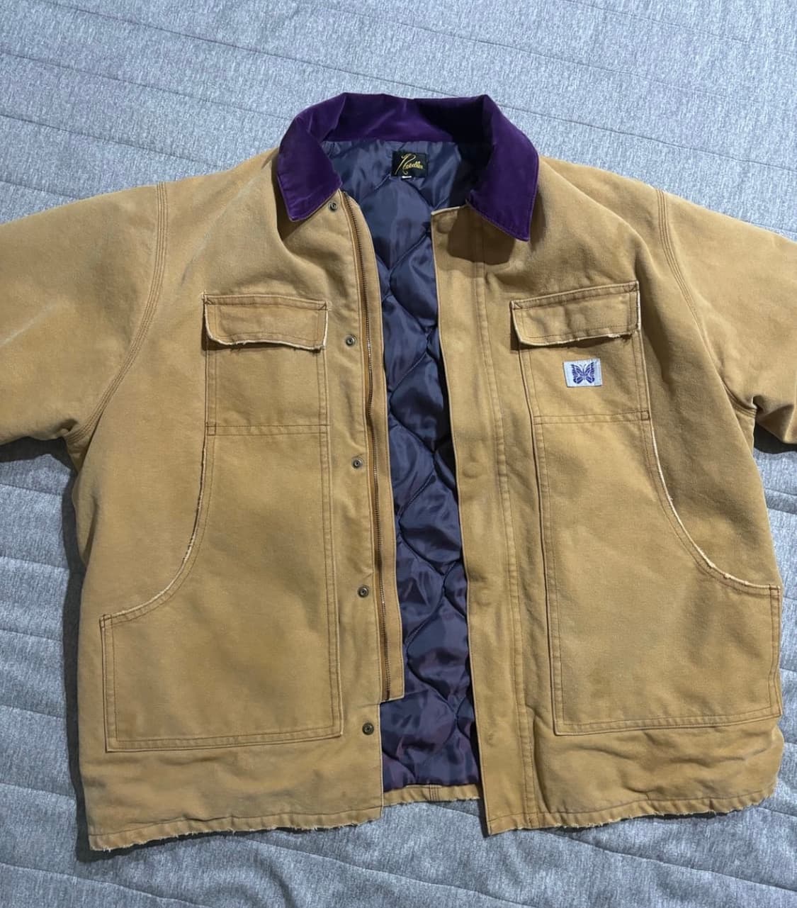 니들스 카멜 자켓 상품이미지1