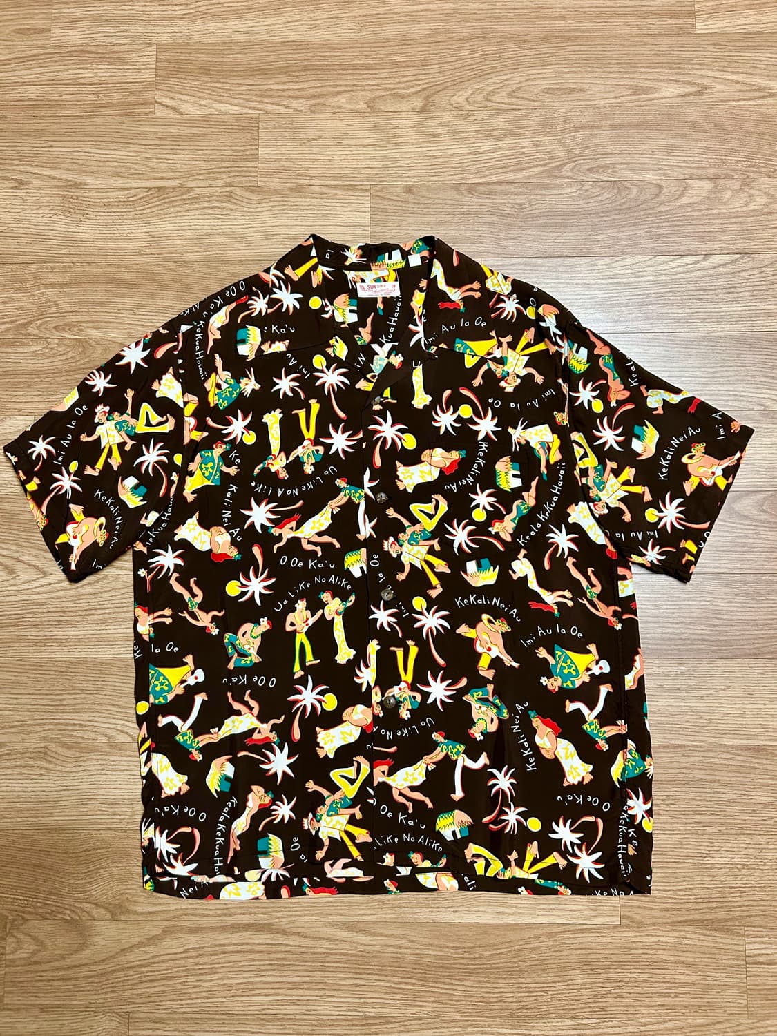 선 서프 Sun Surf 레이온 하와이안 셔츠 L 상품이미지2