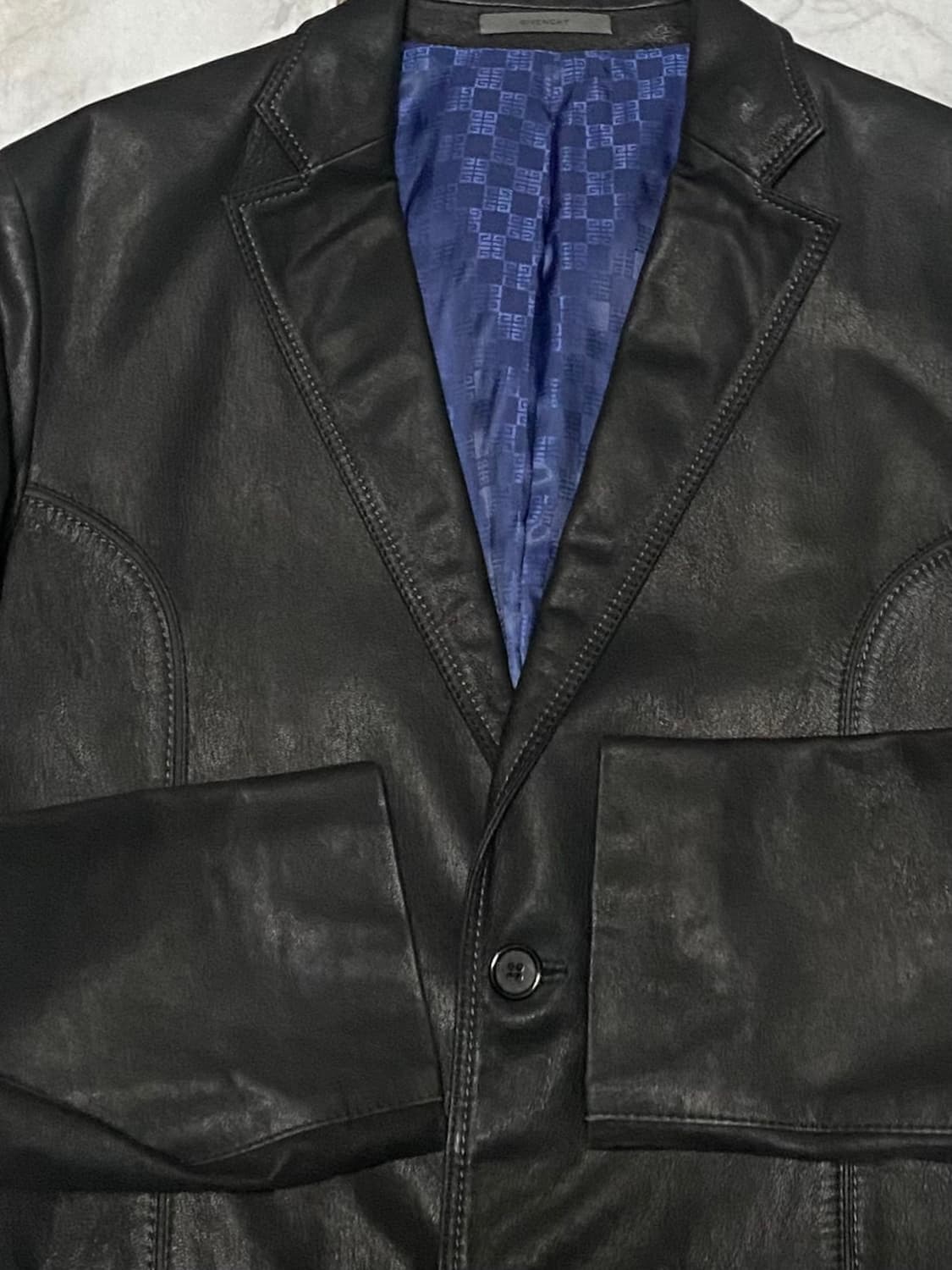 지방시 양가죽 가죽자켓 사이즈 100 상품이미지3