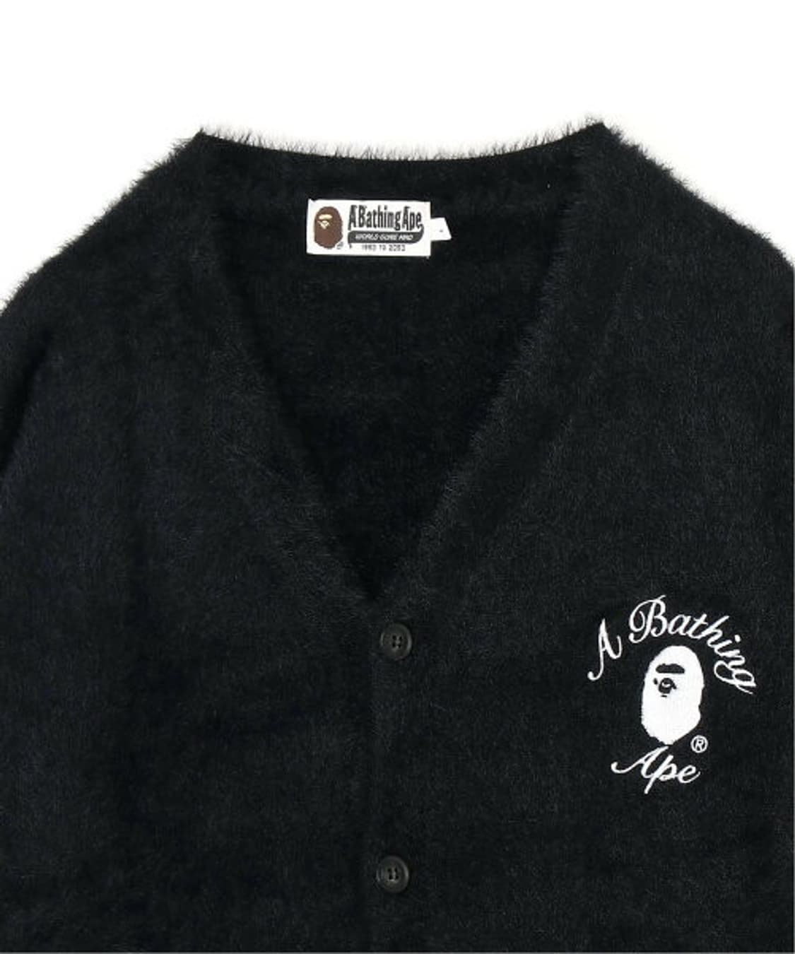 베이프 자수 샤기 니트 가디건 L 상품이미지8