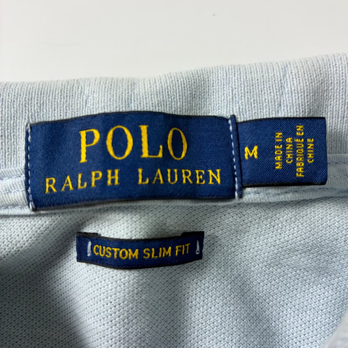 Polo  폴로 랄프로렌 수베니어 자수 라이트블루 카라 반팔티  상품이미지5