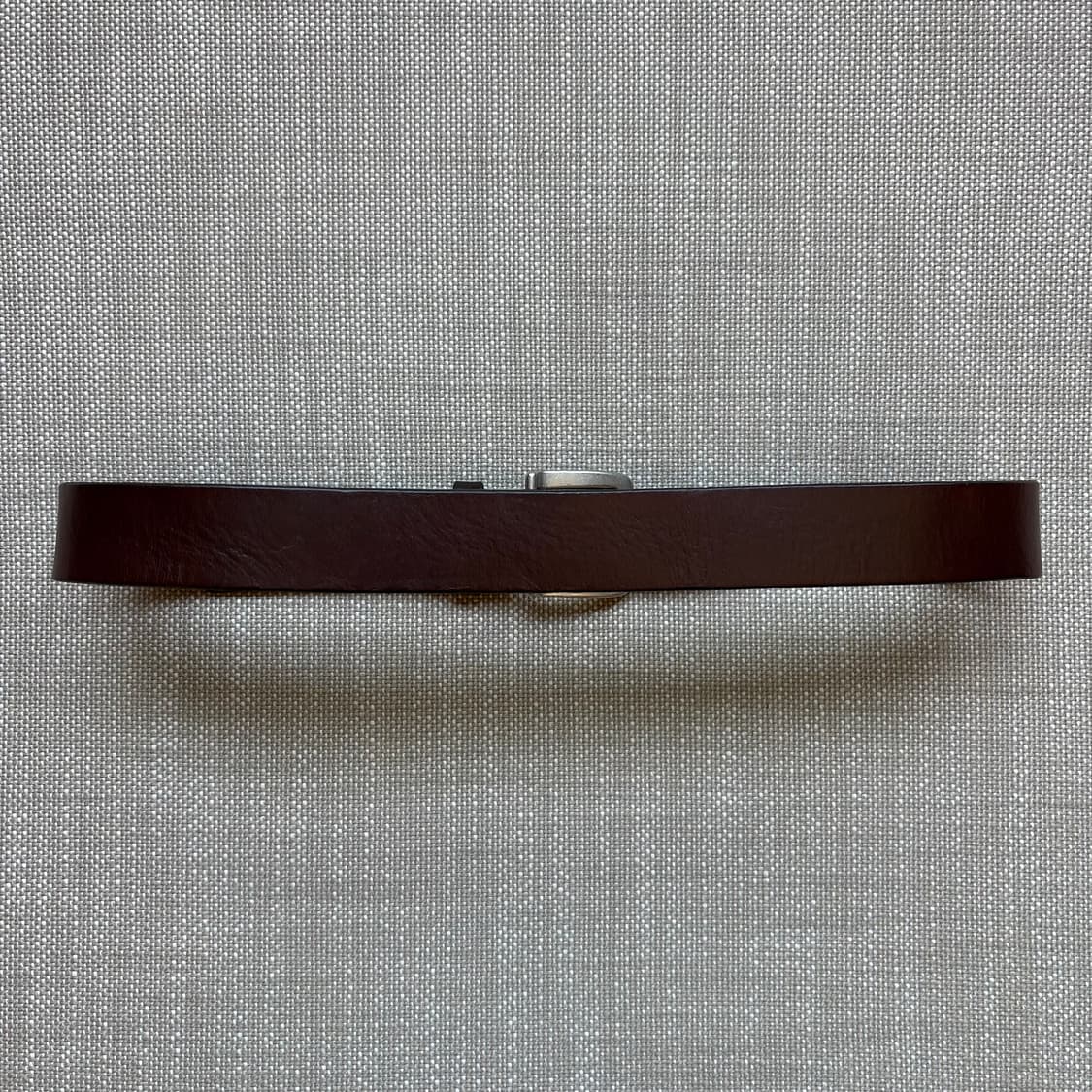 [25-26] 90s USA OLD NAVY 브라운 레더 메탈 버클 벨트 상품이미지4