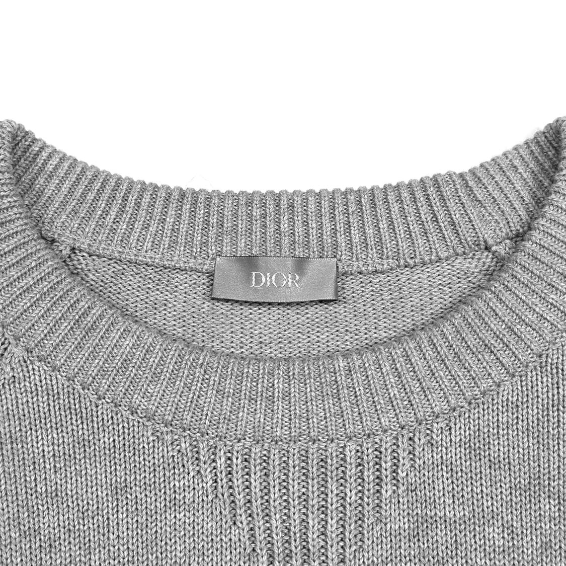 디올 오블리크 인서트 니트 그레이 상품이미지4