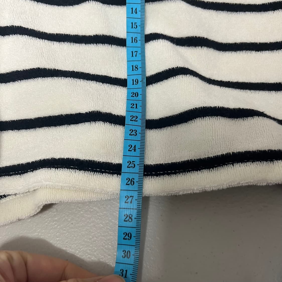 쥬시꾸뛰르 타올소재 후드 반바지 세트 m 상품이미지10