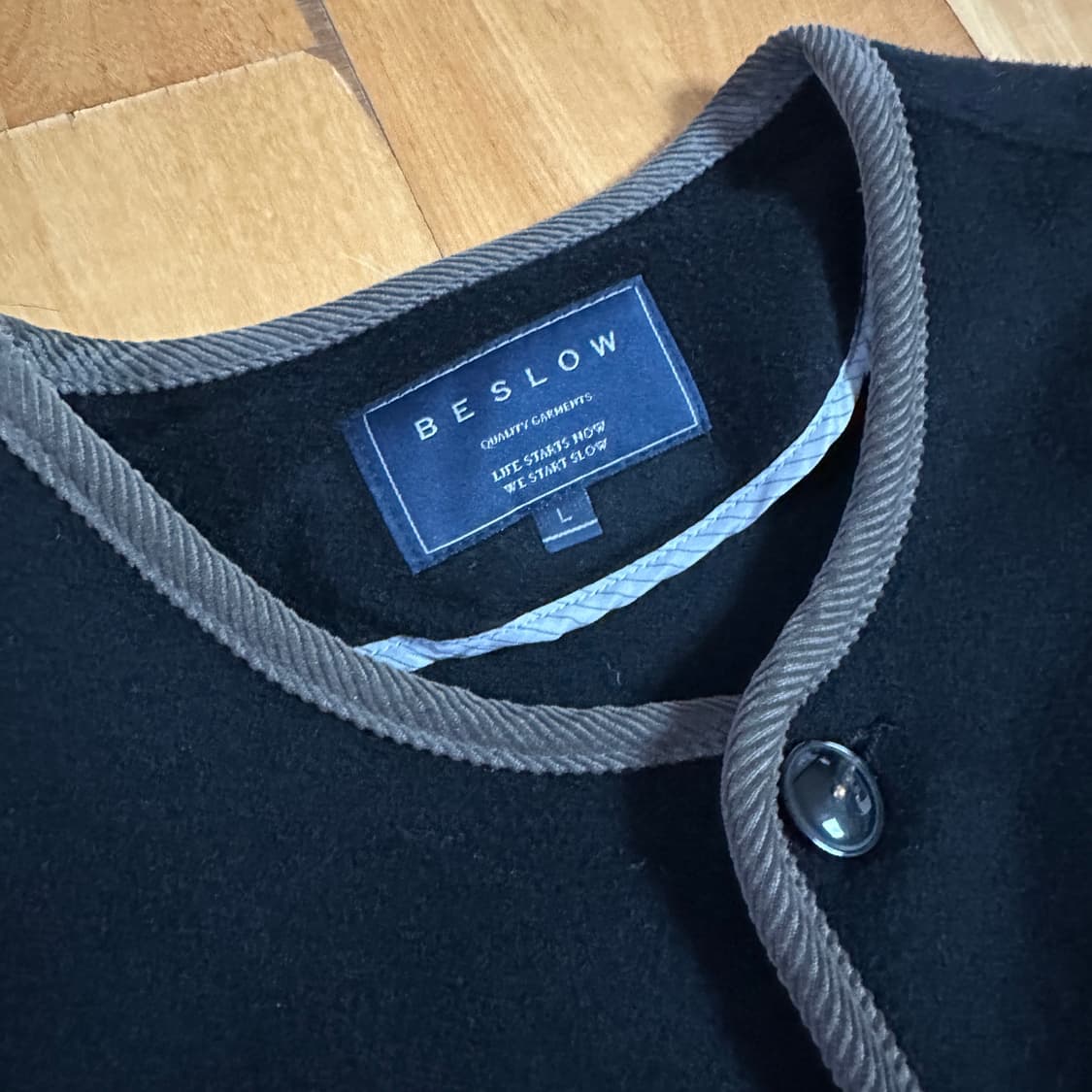 비슬로우 카라리스 가디건 블랙 상품이미지2