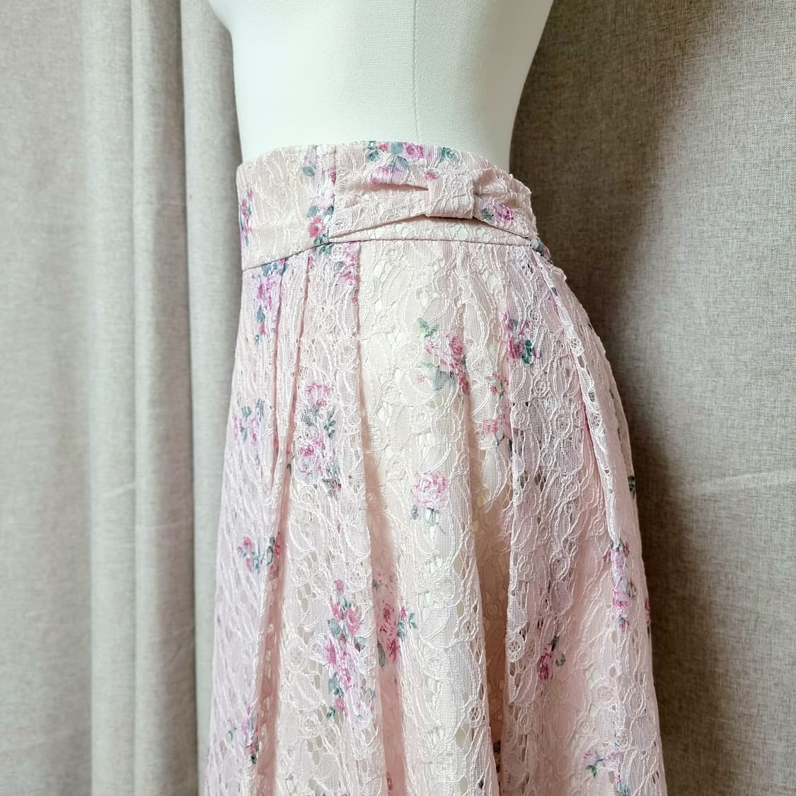 리즈리사 스커트 딸기우유 치마 (55) 1회착+손세탁완료/준새상품 상품이미지5