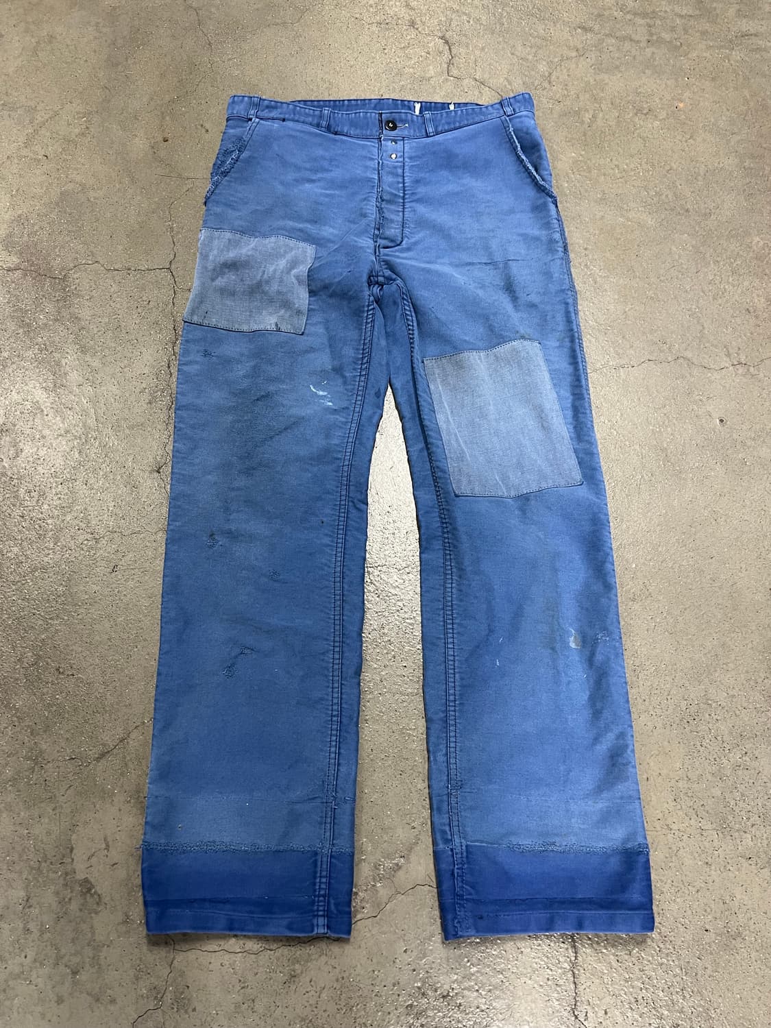 OLD VINTAGE HARD FADED 프렌치몰스킨워크팬츠 상품이미지1