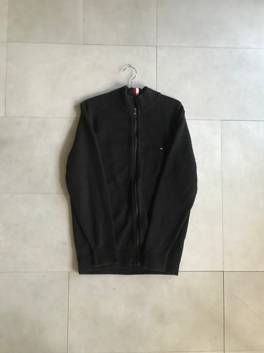 타미힐피거 블랙 니트집업 상품이미지6