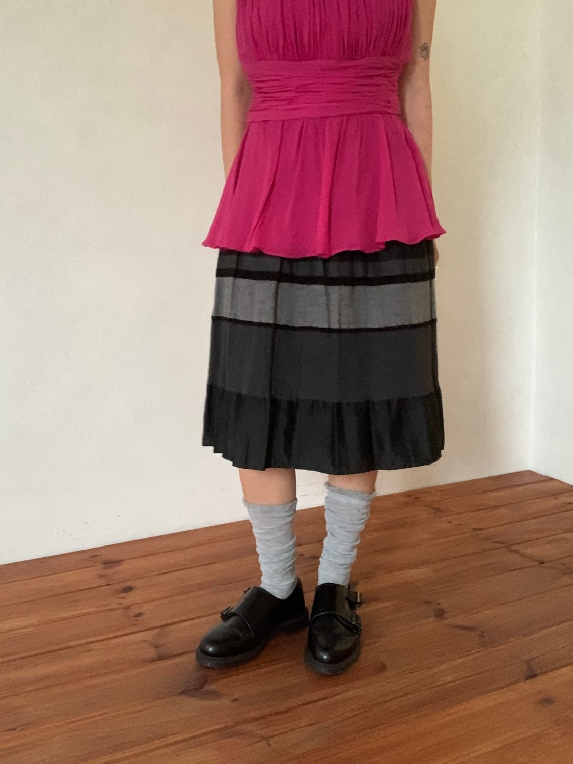 Stripe Banding Skirt 상품이미지4