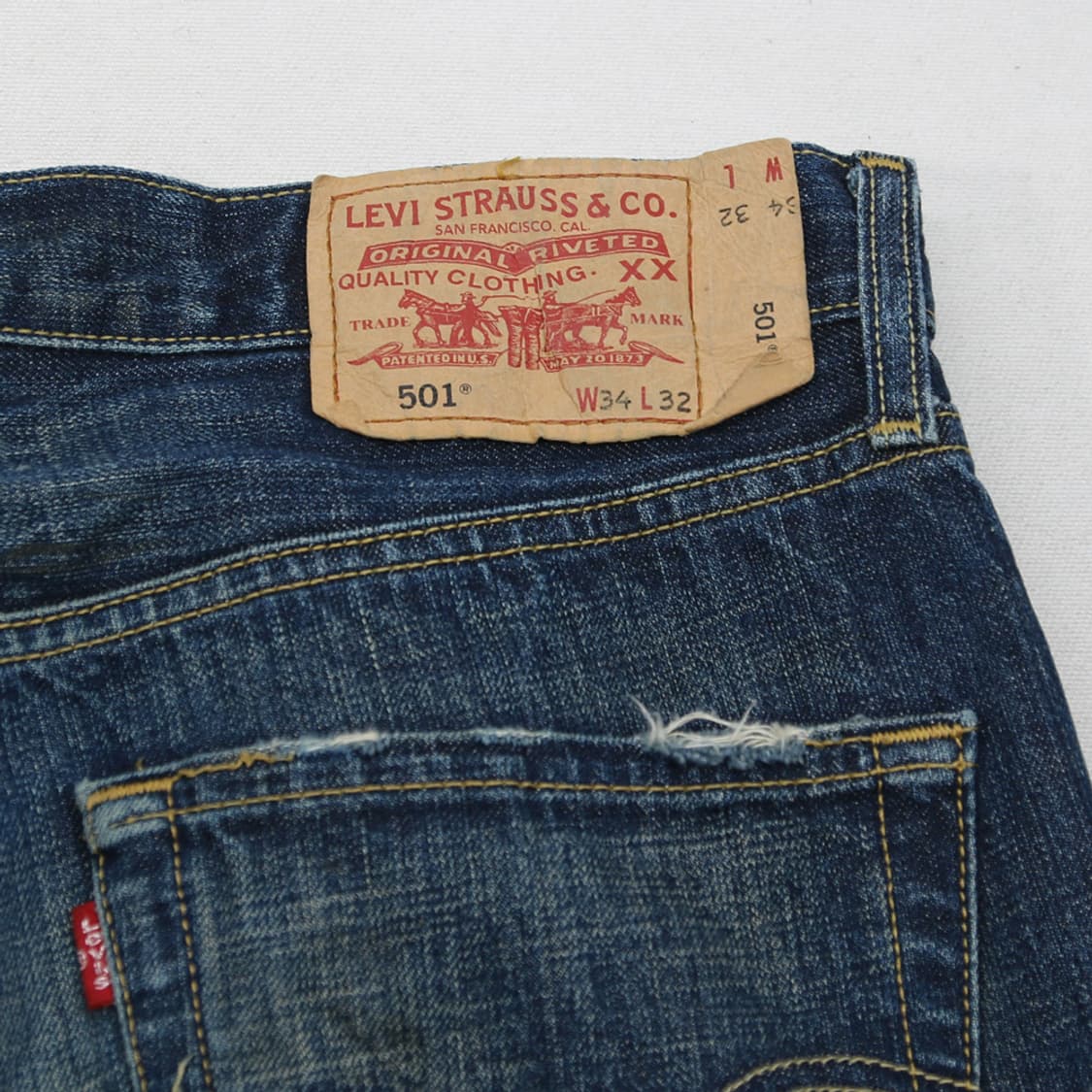 (착용컷) 리바이스 501 (남성용 33.5) 상품이미지9
