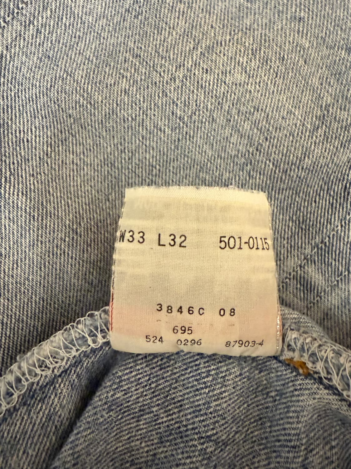 90s 빈티지 리바이스 501 made in USA 33/32 상품이미지4