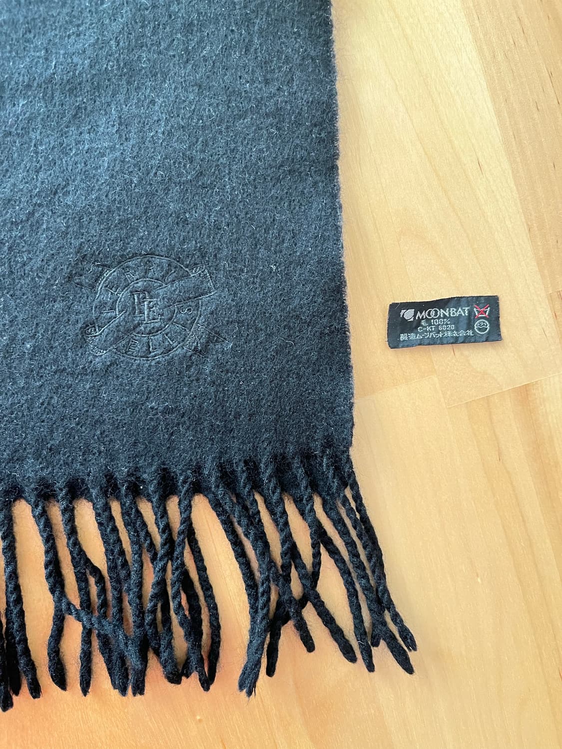 PERRY ELLIS 블랙 울 100% 머플러 목도리 상품이미지4