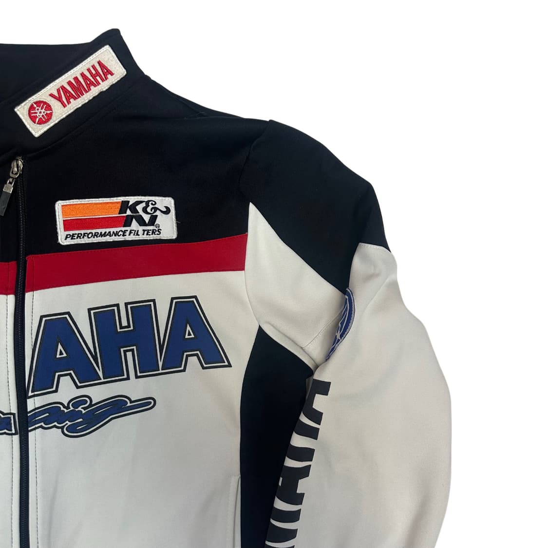 야마하 모터사이클 화이트레이싱집업 L 상품이미지2