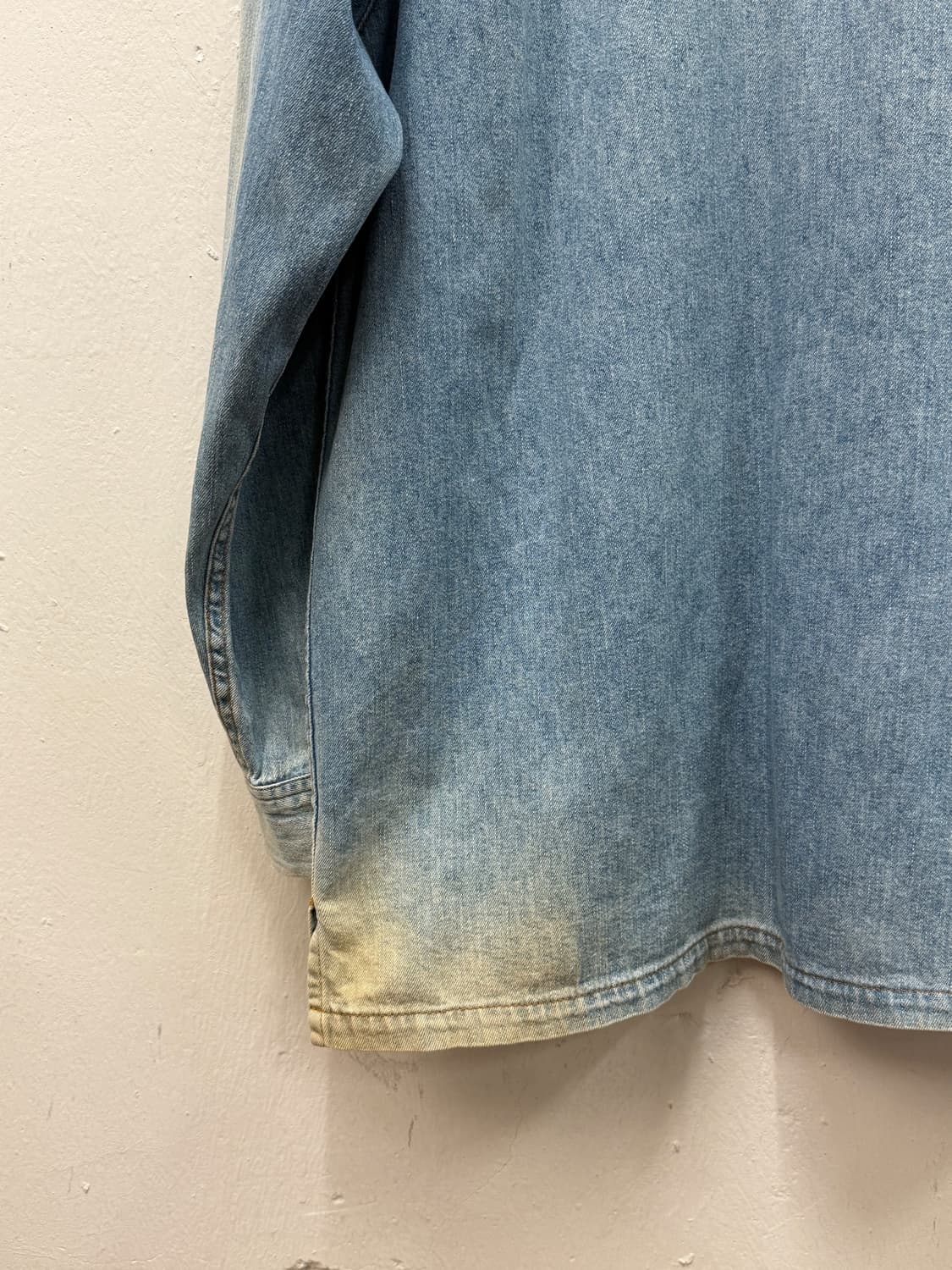 XL) Old UNIQLO Denim Coverall Shirt Jack 상품이미지7