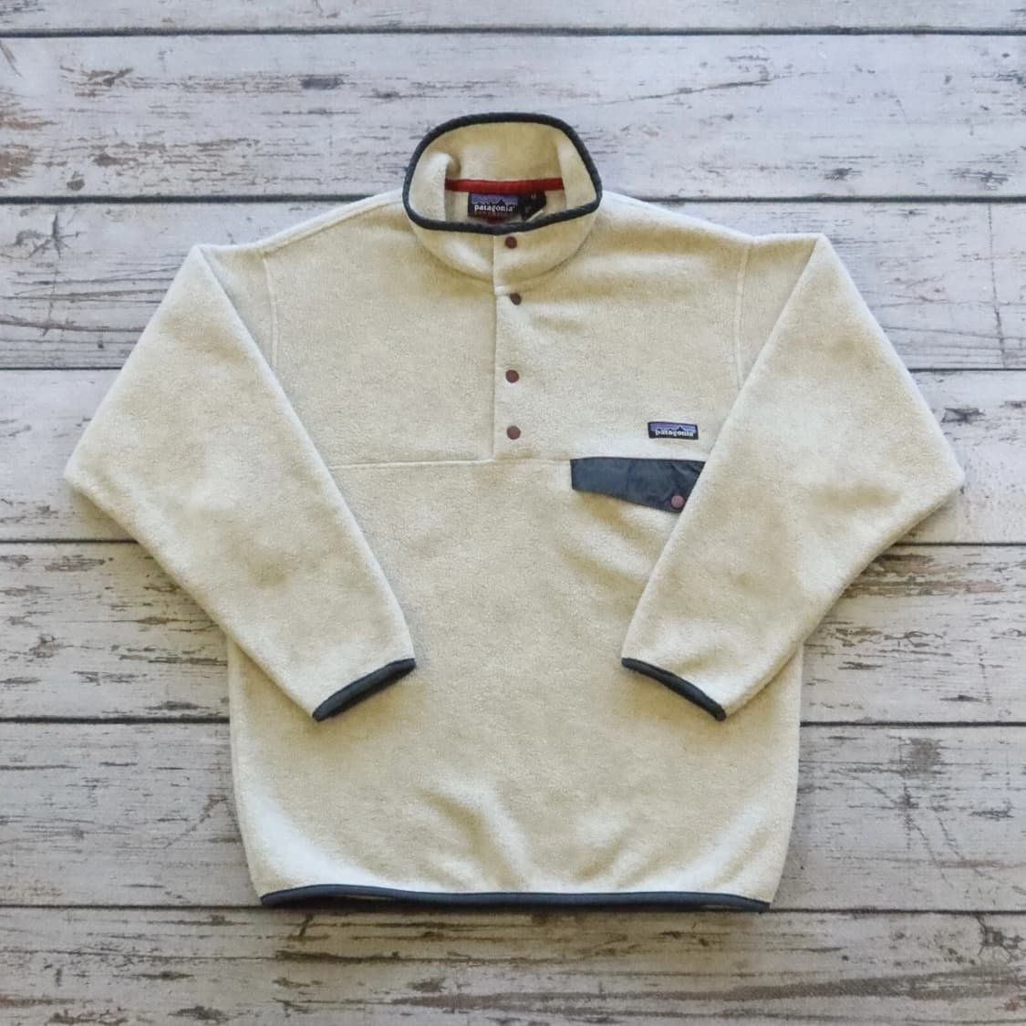 00FW 멕시코 파타고니아 신칠라 스냅-T 오트밀헤더 상품이미지1