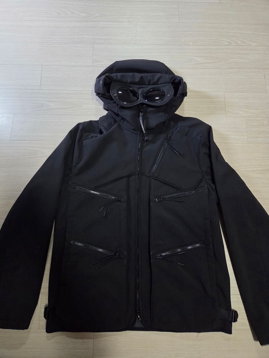 [48] C.P컴퍼니 CP셀 고글후드 자켓 (블랙) 상품이미지1