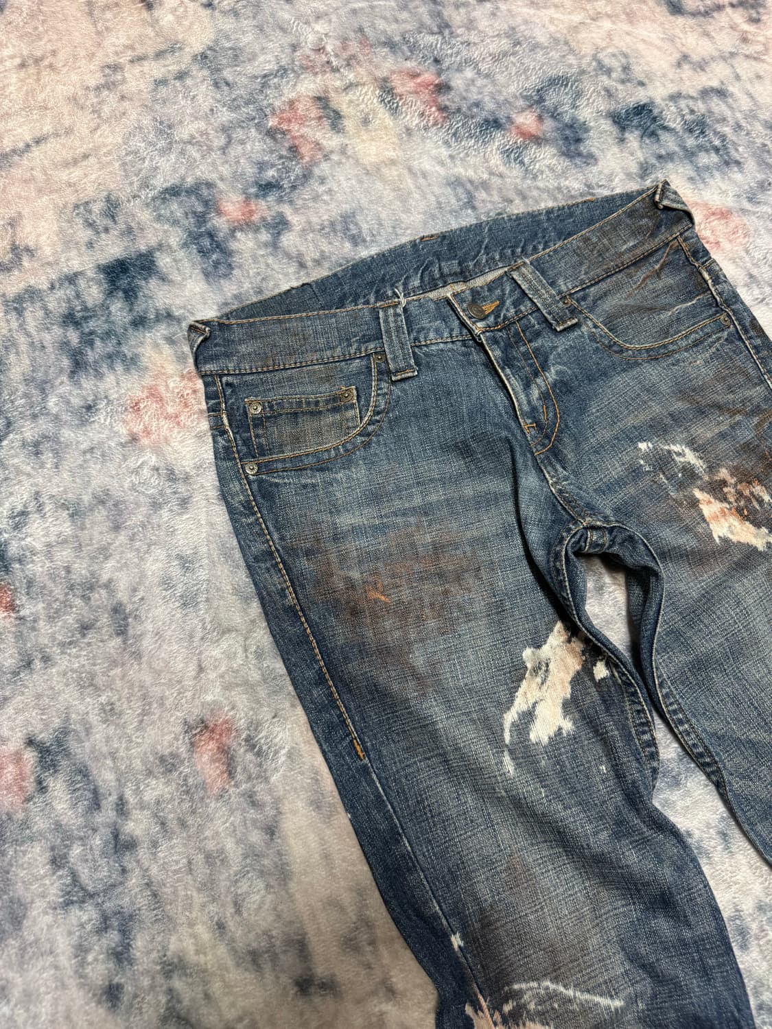 Tornado mart 00s dirty painting boots cu 상품이미지3