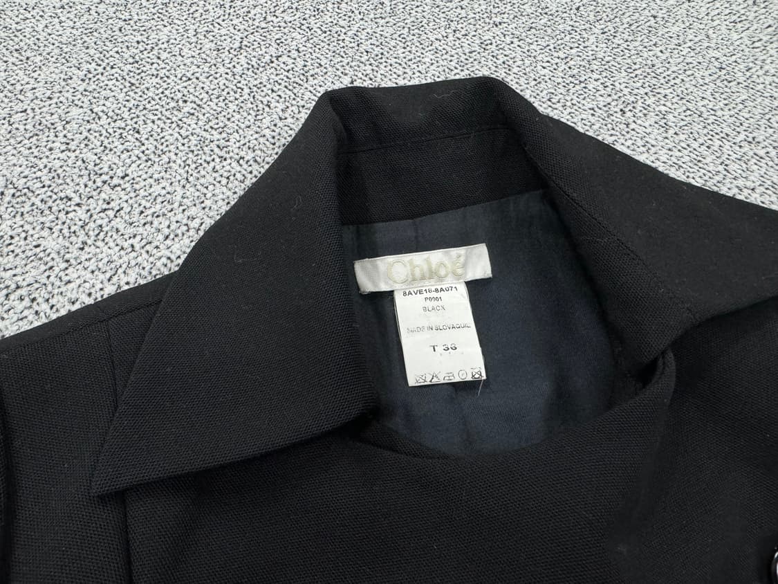 끌로에 더블버튼 실크혼방 울코트 상품이미지4