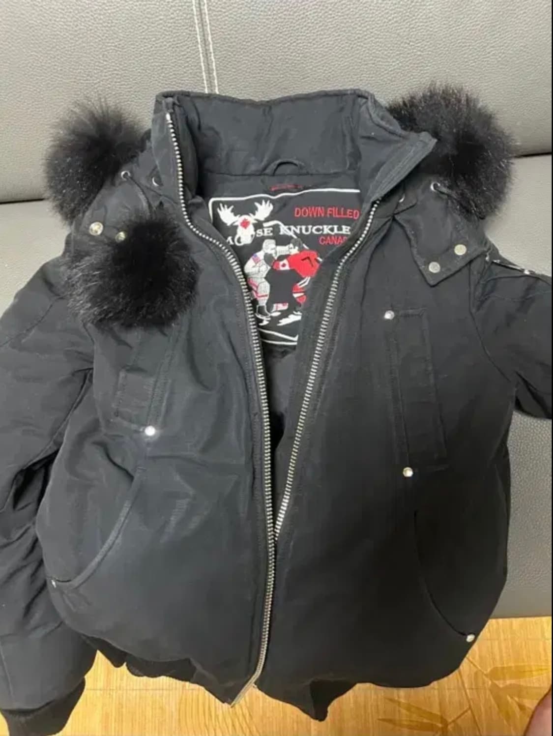 무스너클 봄버 숏패딩 상품이미지1