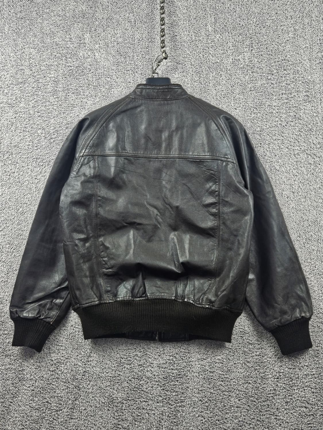 DERUXE 카우 레더 풀집 봄버 자켓 ( L ) / 11169 상품이미지3