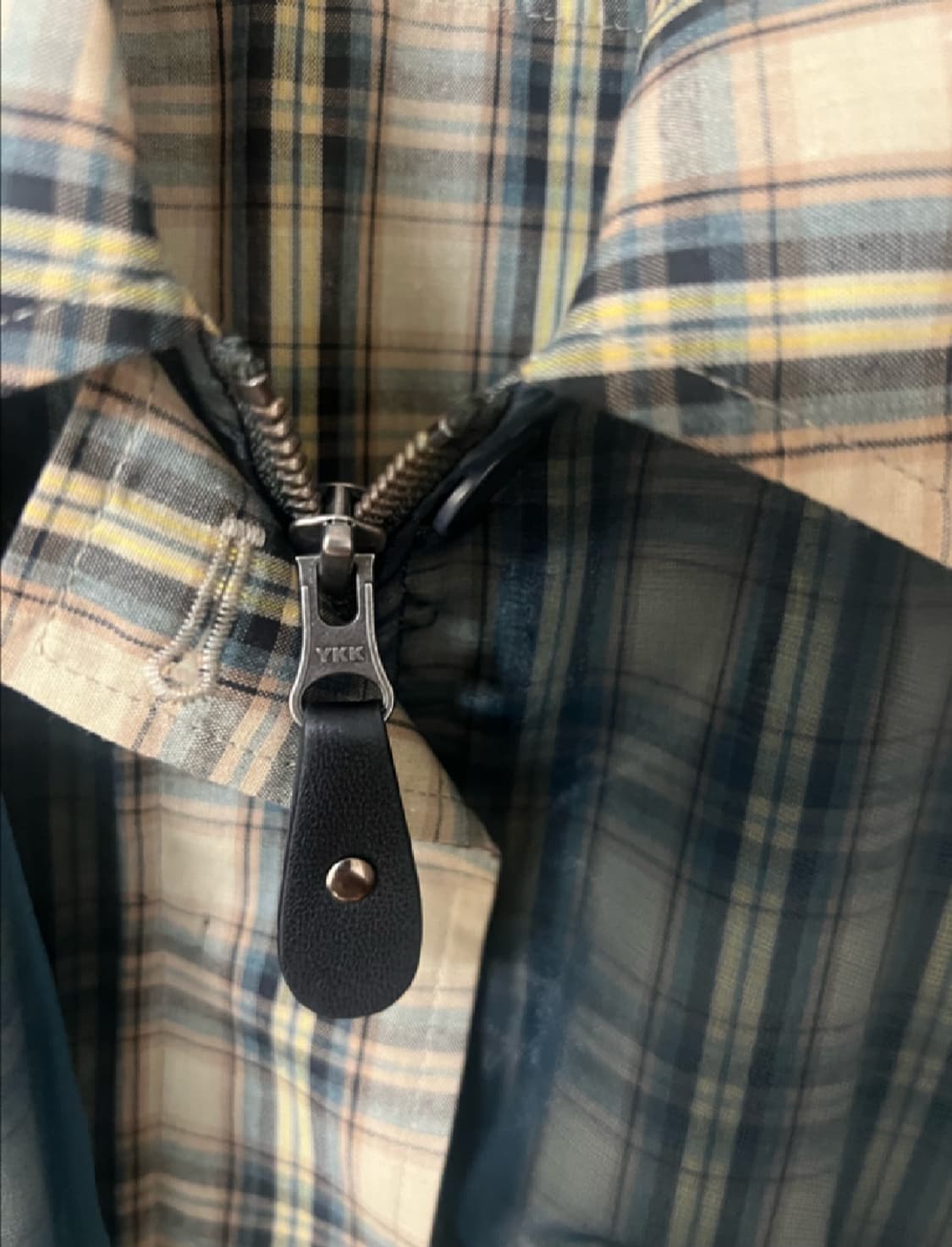 더일마 체크시어자켓 상품이미지3